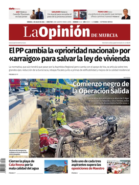 Cover of La Opinion de Murcia