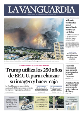 Cover of La Vanguardia