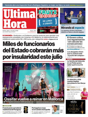 Cover of Ultima Hora