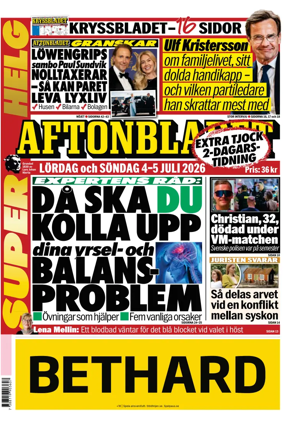 Cover of Aftonbladet
