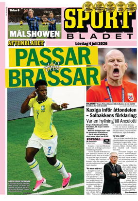 Cover of Sportbladet