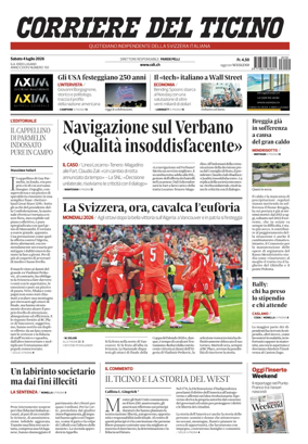 Cover of Corriere del Ticino