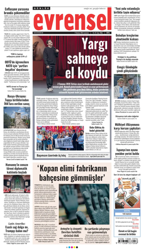 Cover of Evrensel Gazetesi