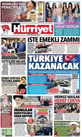 Cover of Hurriyet