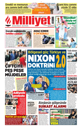 Cover of Milliyet