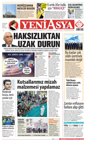 Cover of Yeni Asya