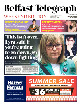 Cover of Belfast Telegraph
