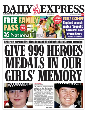 Cover of Daily Express