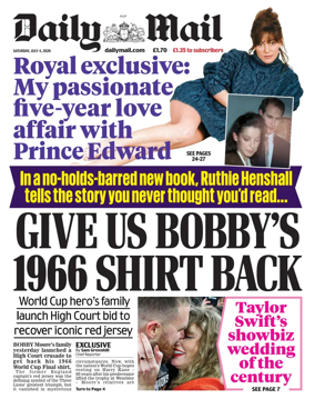 Cover of Daily Mail