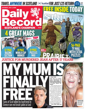 Cover of Daily Record