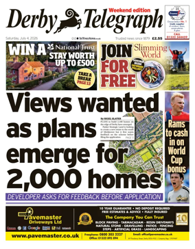 Cover of Derby Telegraph