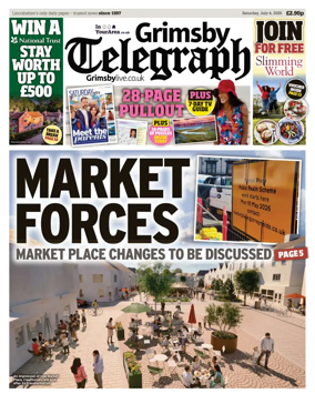 Cover of Grimsby Telegraph