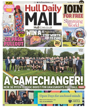 Cover of Hull Daily Mail
