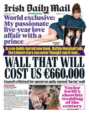 Cover of Irish Daily Mail
