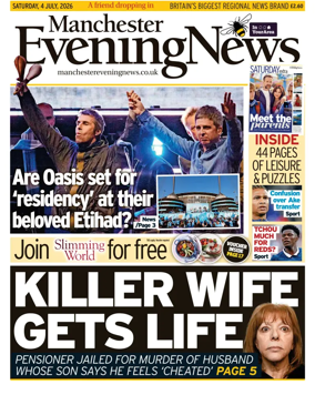 Cover of Manchester Evening News