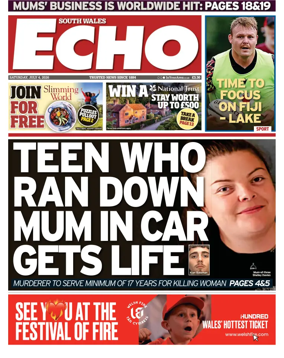Cover of South Wales Echo