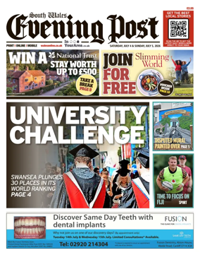 Cover of South Wales Evening Post