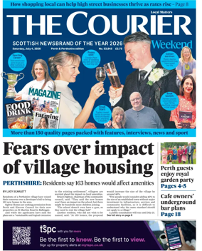 Cover of The Courier & Advertiser (Perth and Perthshire Edition)