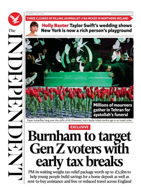 Cover of The Independent