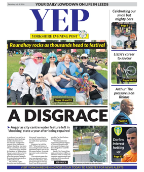 Cover of Yorkshire Evening Post