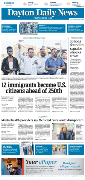 Cover of Dayton Daily News