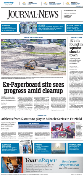 Cover of Hamilton Journal News