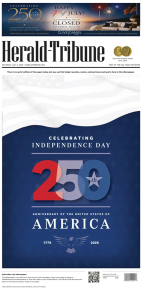 Cover of Herald-Tribune