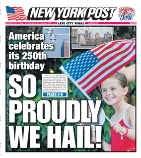 Cover of New York Post