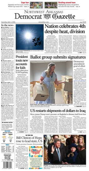 Cover of Northwest Arkansas Democrat-Gazette