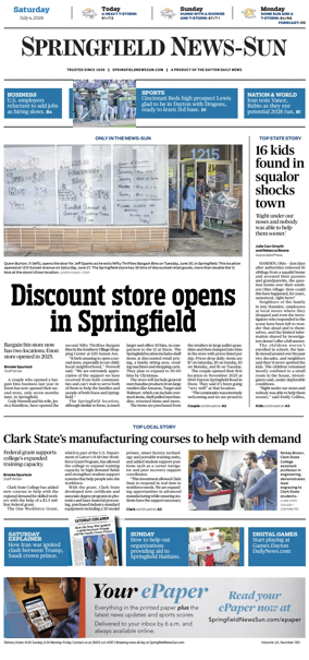 Cover of Springfield News-Sun