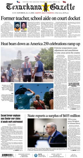 Cover of Texarkana Gazette