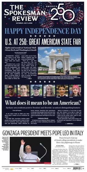 Cover of The Spokesman-Review (Spokane)