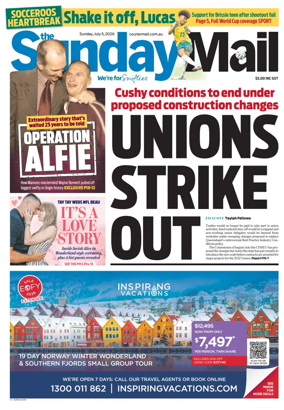 Cover of The Courier-Mail