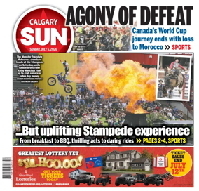 Cover of Calgary Sun
