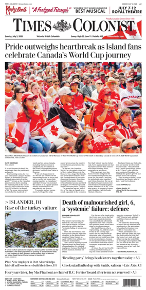 Cover of Times Colonist
