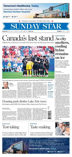 Cover of Toronto Star