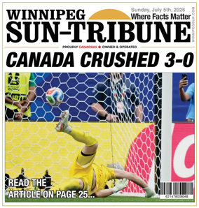 Cover of Winnipeg Sun