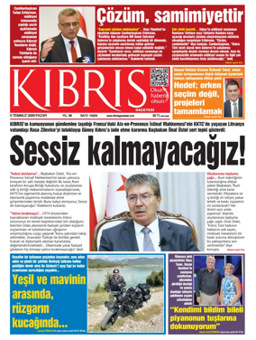 Cover of Kibris Gazetesi
