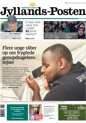 Cover of Jyllands-Posten Sondag