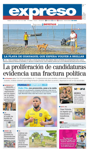 Cover of Diario Expreso