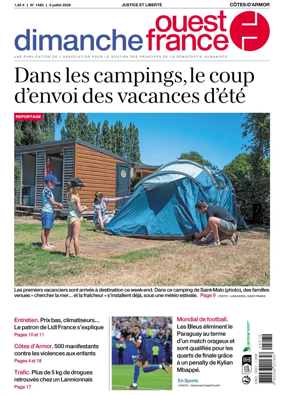 Cover of Dimanche Ouest France (Cotes-d'Armor)