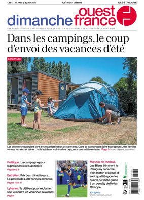Cover of Dimanche Ouest France (Ille-et-Vilaine)