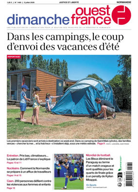 Cover of Dimanche Ouest France (Normandie)