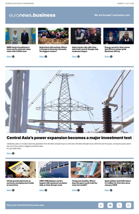 Cover of Euronews Business