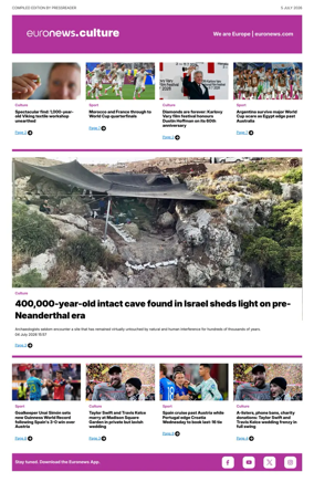 Cover of Euronews Culture and Sport Compiled Edition