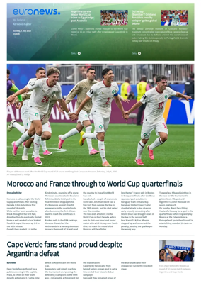 Cover of Euronews World Cup