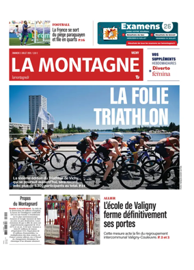 Cover of La Montagne (Vichy)