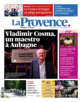 Cover of La Provence Aubagne-La Ciotat