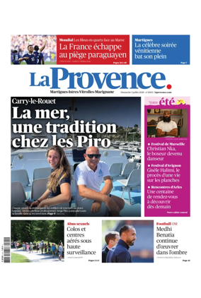 Cover of La Provence Martigues-Istres-Vitrolles-Marignane