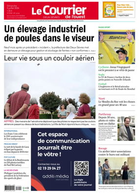Cover of Le Courrier de l’Ouest (Deux-Sevres)